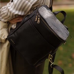 Azaria La Mère Petite- Black vegan leather